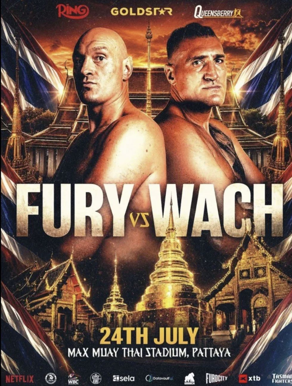 Tyson Fury's fight will be broadcast on Netflix
