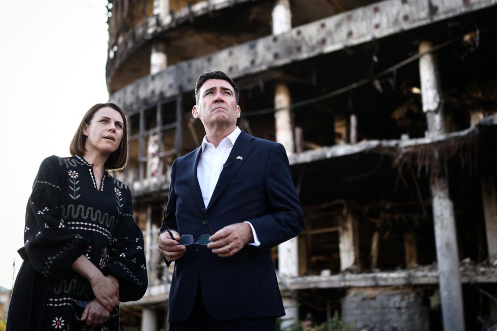 \u200b Andy Burnham in Kyiv