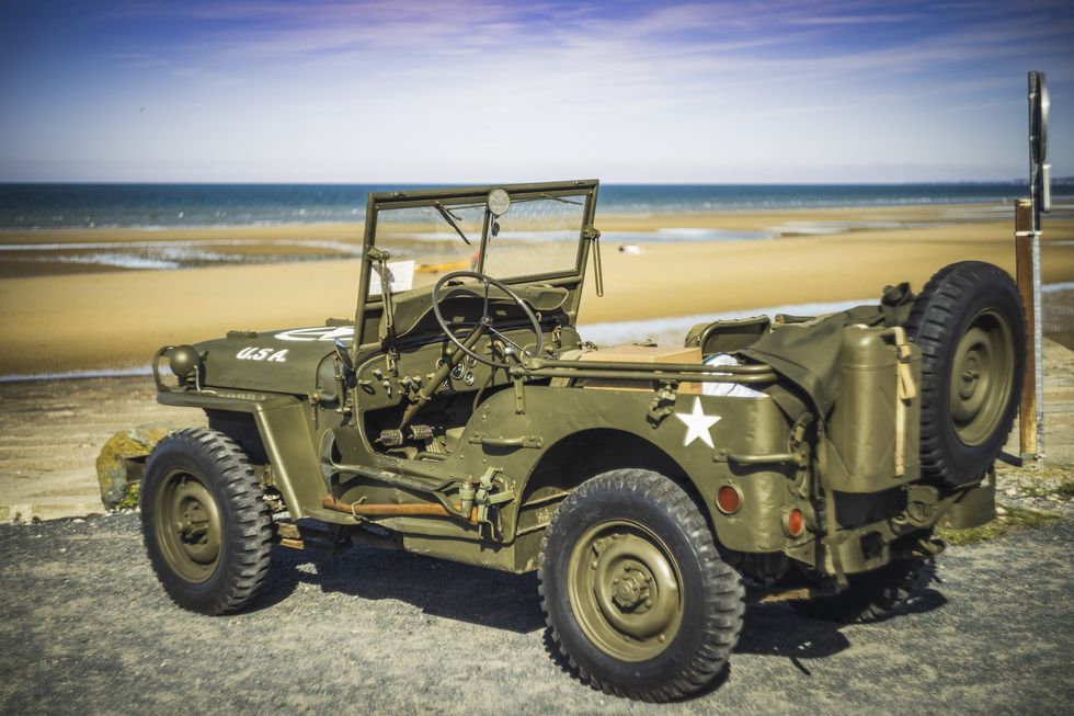 \u200bA jeep from the D-Day landings