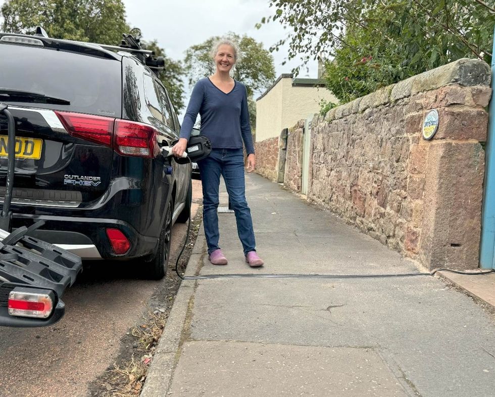 \u200bAlison Wilkie from North Berwick shows off her Kerbo Charge install