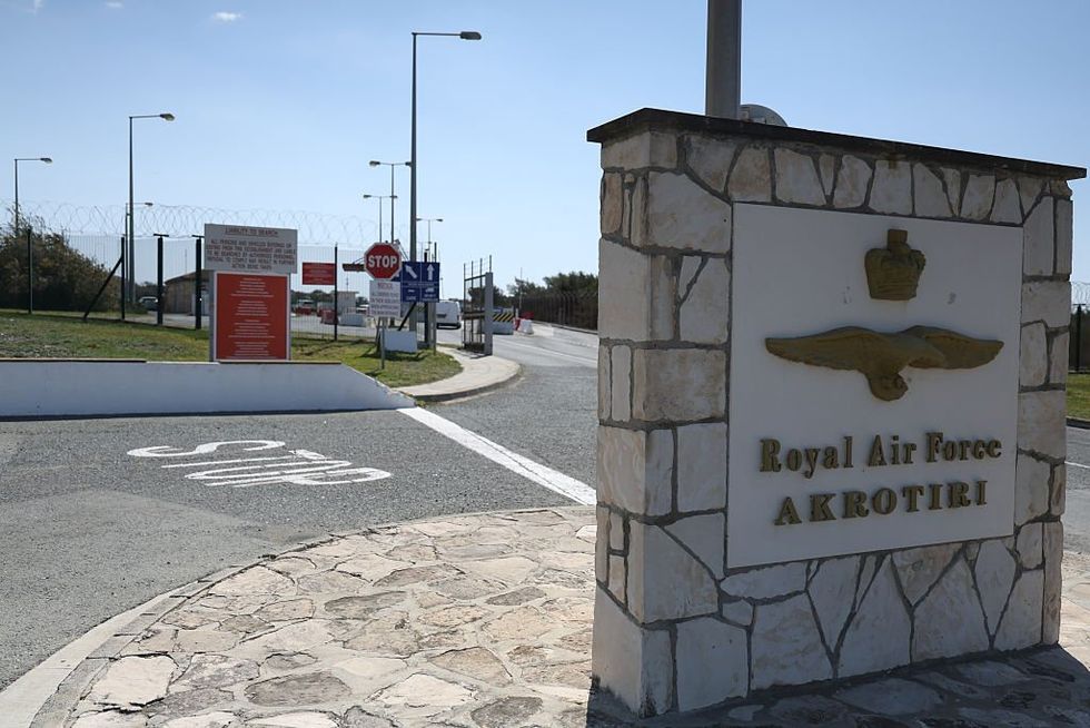 \u200bAn Iranian drone struck the RAF base