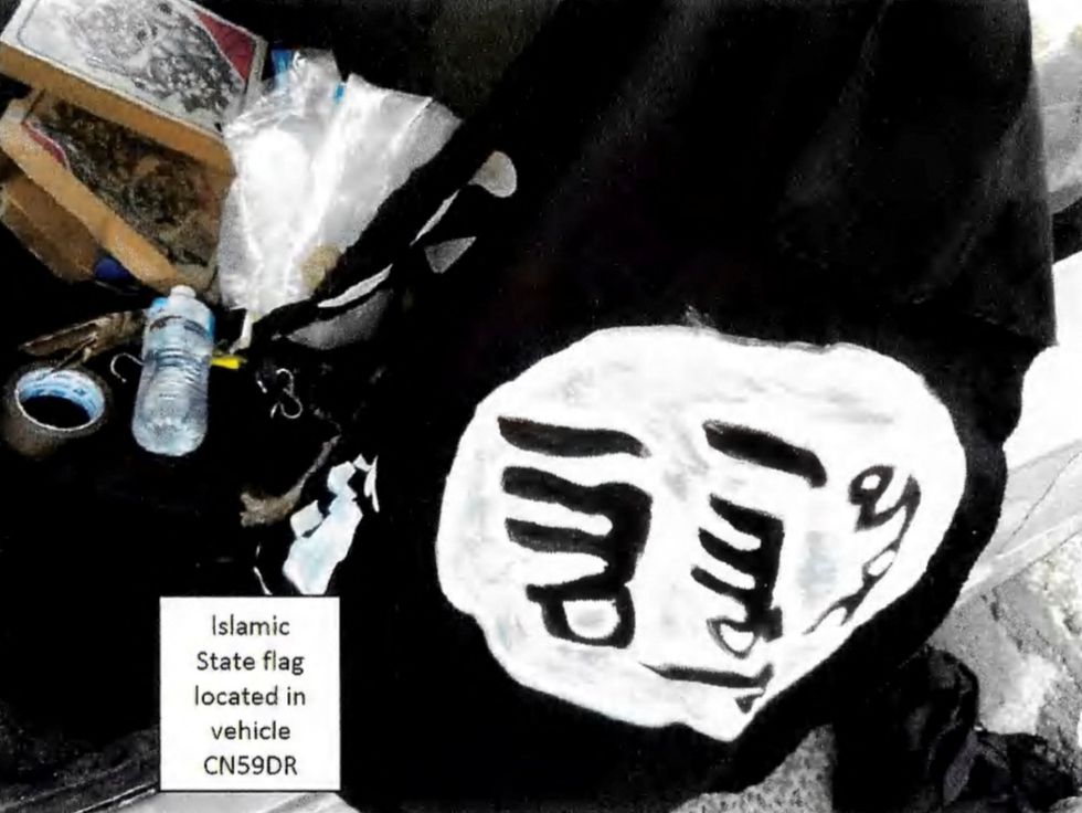 \u200bAn IS flag was found in the vehicle