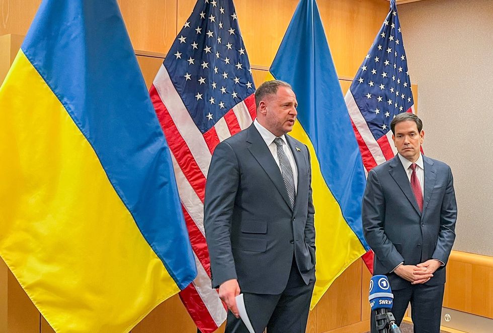 \u200bAndriy Yermak and Marco Rubio