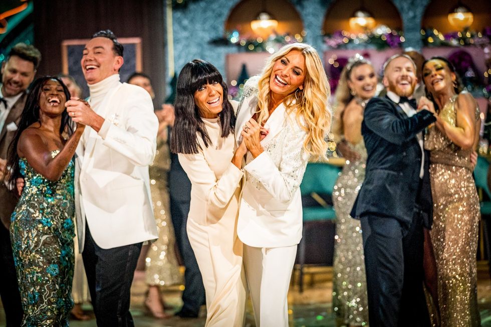 \u200bClaudia Winkleman and Tess Daly