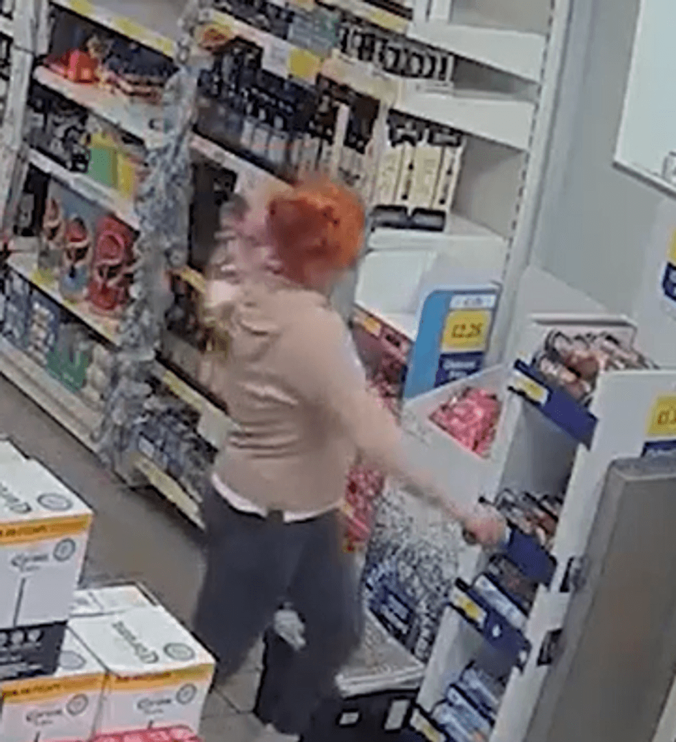 \u200bDodsworth launched the bottle at a Tesco worker