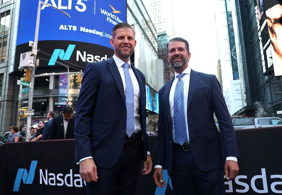 \u200bDonald Jnr and Eric Trump