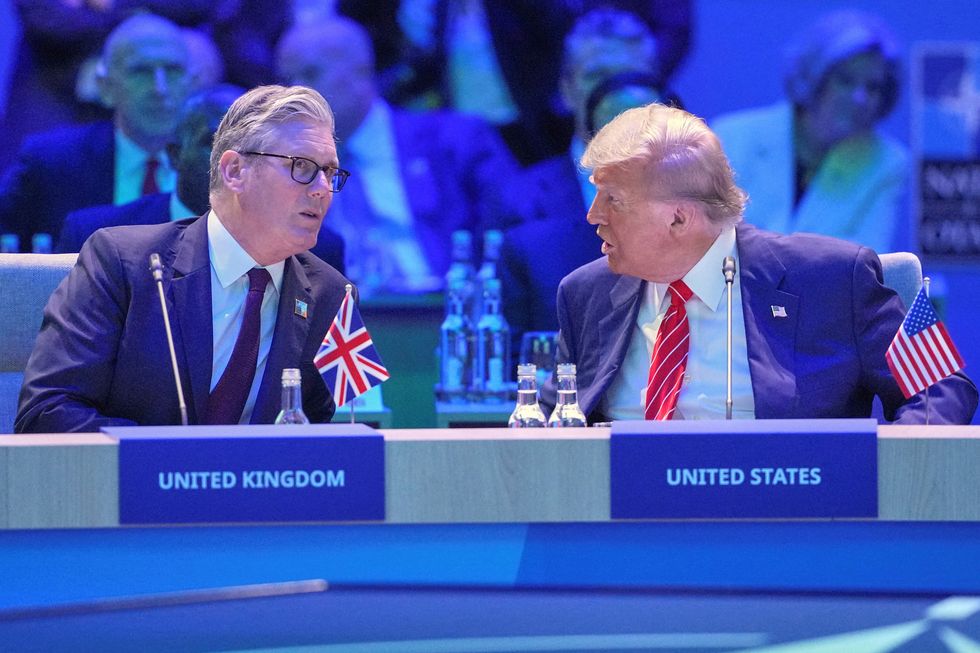 \u200bDonald Trump speaks to Britain's Prime Minister Keir Starmer