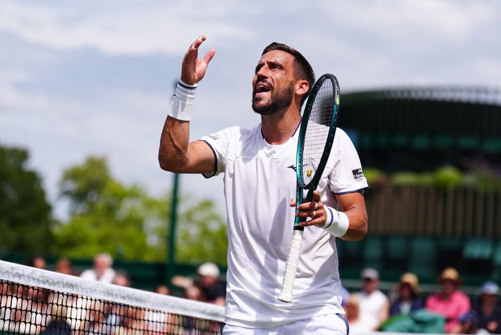 \u200bDzumhur called for a supervisor during the contest
