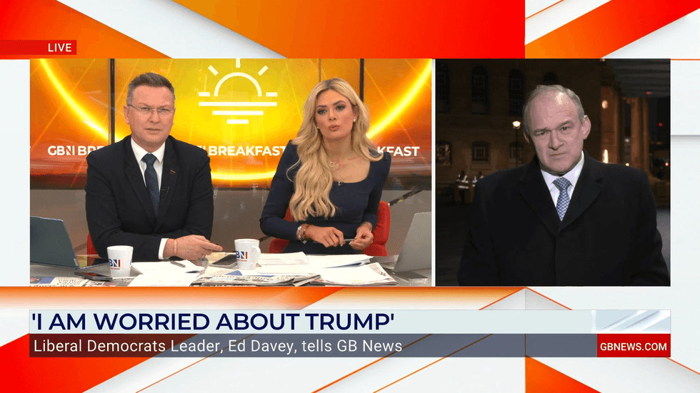 \u200bEd Davey joined Stephen Dixon and Ellie Costello