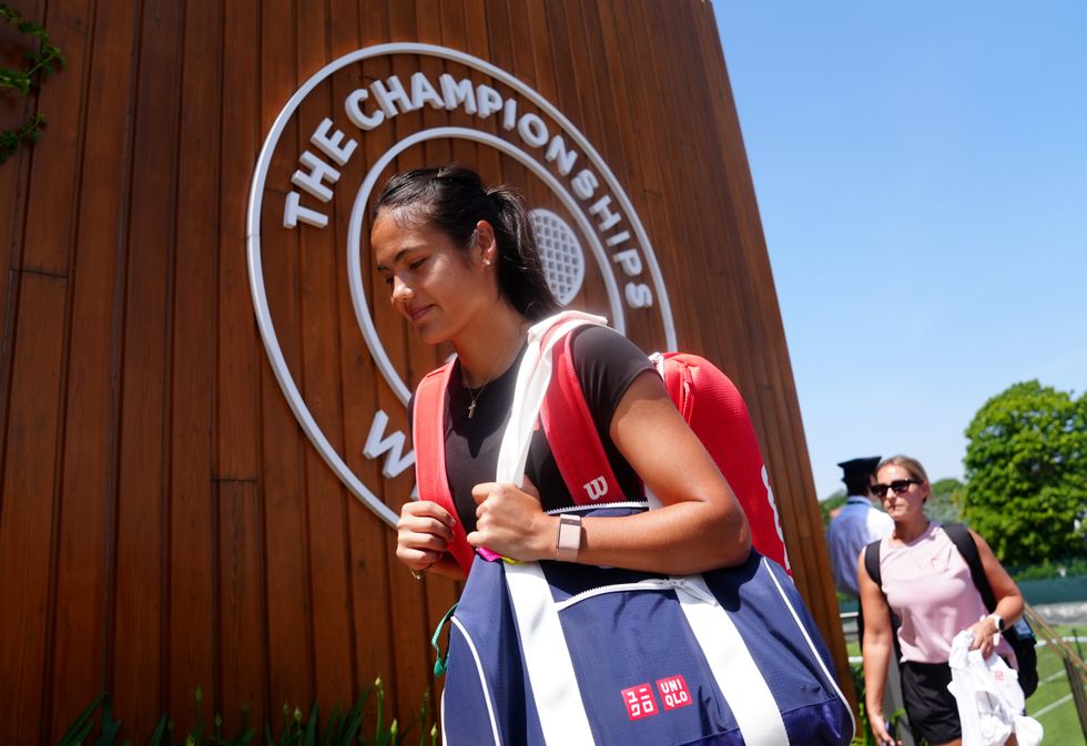 \u200bEmma Raducanu missed her training session at Wimbledon