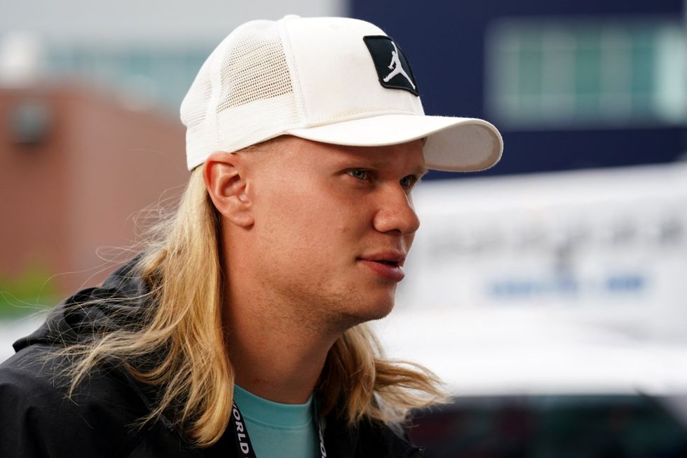 \u200bErling Haaland has been named on the bench for Norway