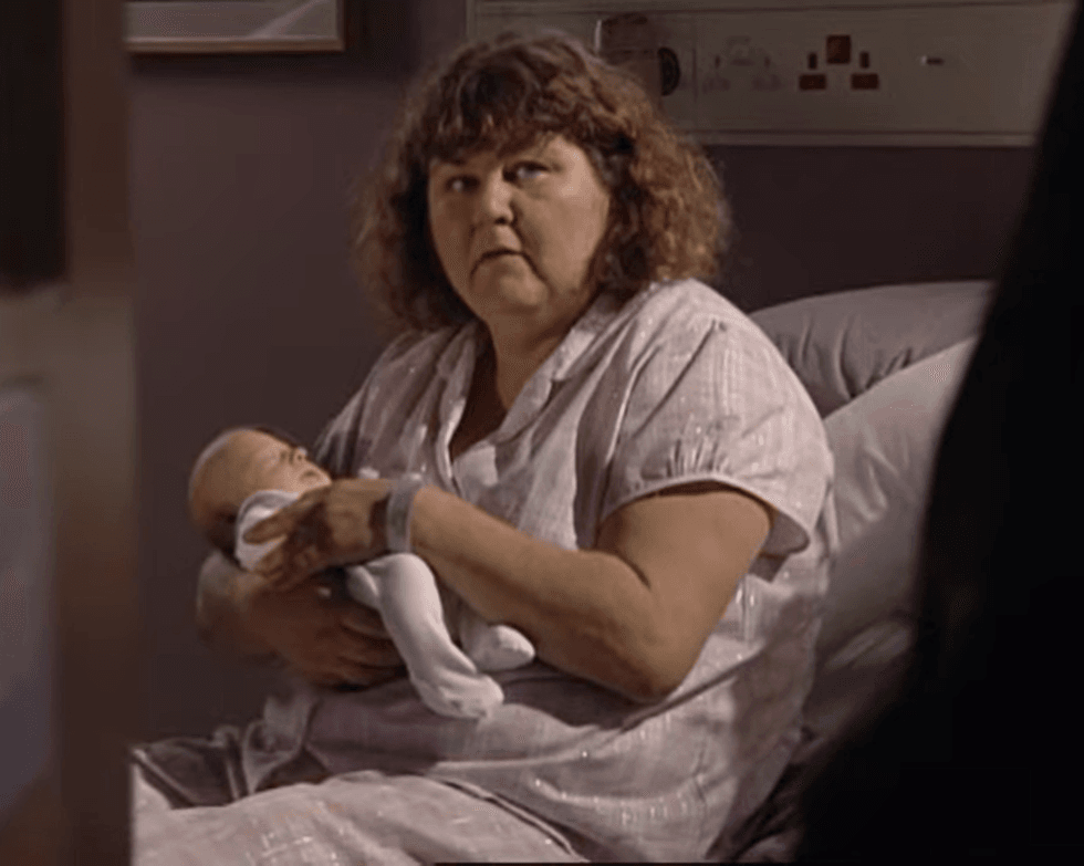 \u200bFergison as EastEnders' Heather Trott