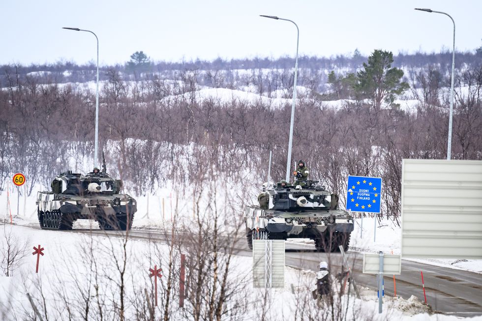 \u200bFinnish soldiers take part in Nato drill