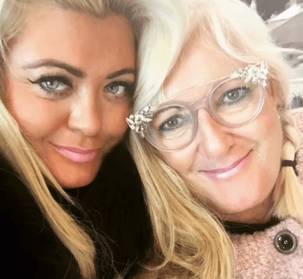 \u200bGemma Collins with her mother, Joan