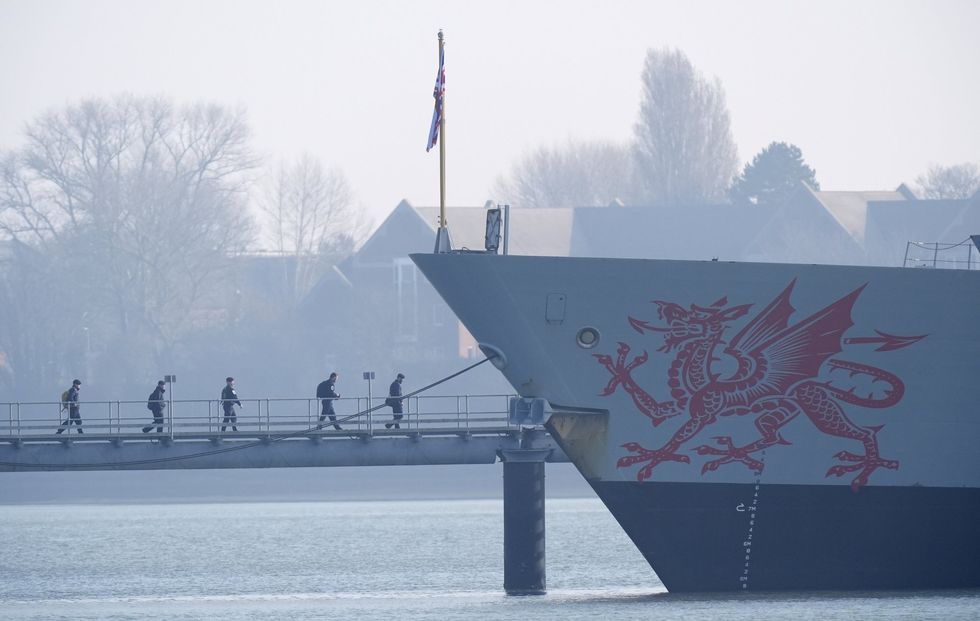 \u200bHMS Dragon remains docked at Portsmouth