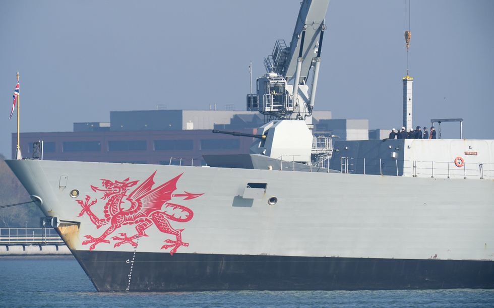 \u200bHMS Dragon set sail on Tuesday
