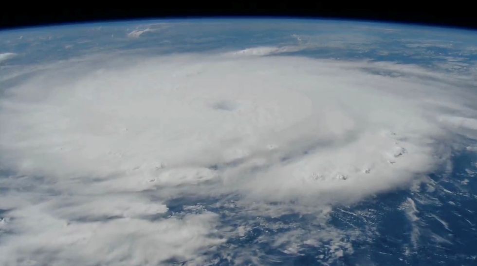 \u200bHurricane Beryl is seen from the International Space Station