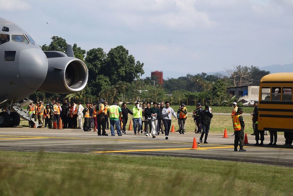 \u200bIllegal migrants being deported from the US