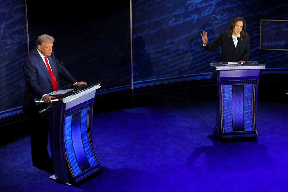 \u200bKamala Harris debated Donald Trump in September
