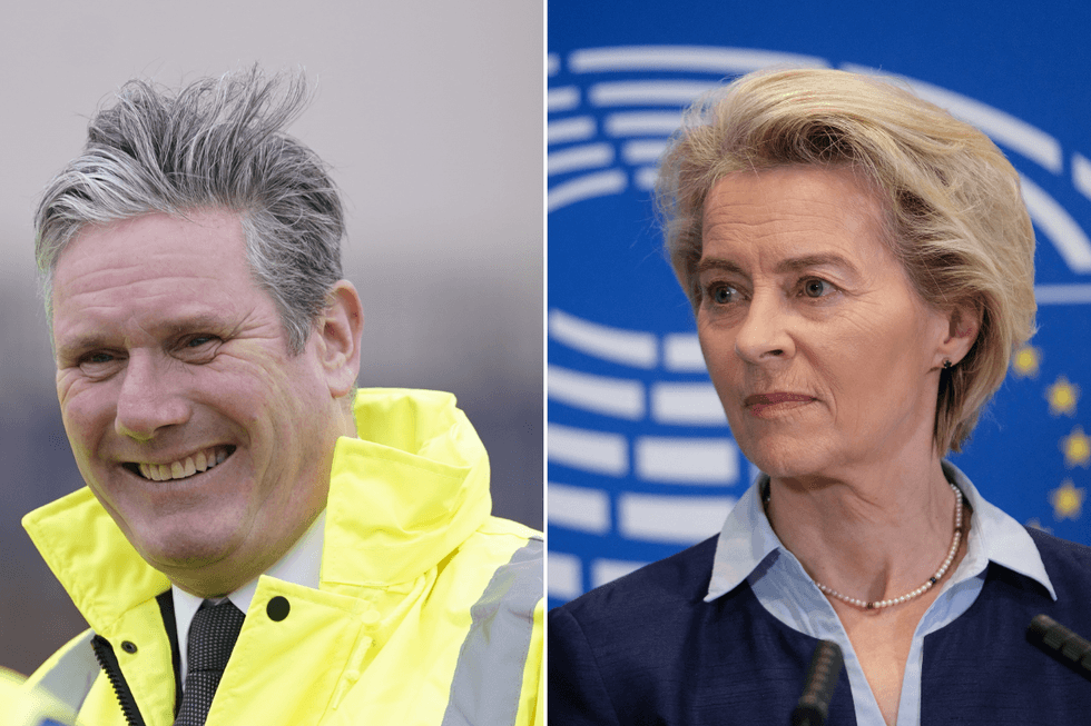 \u200bKeir Starmer and Ursula von der Leyen