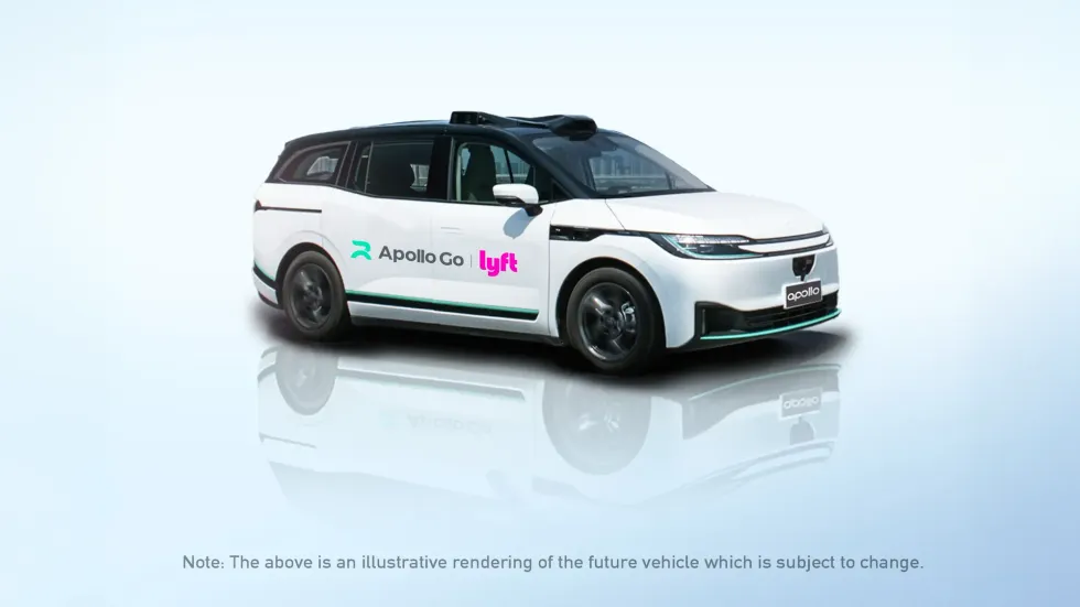 \u200bLyft will deliver its Apollo Go RT6 fleet on London's streets soon, alongside Baidu