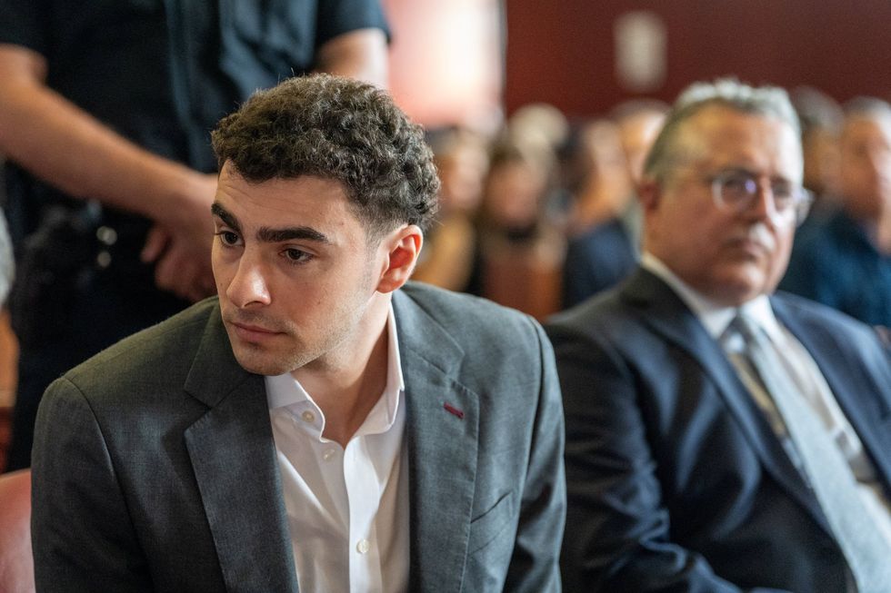 \u200bMangione attending a pre-trial appearance at Manhattan Criminal Court on Tuesday