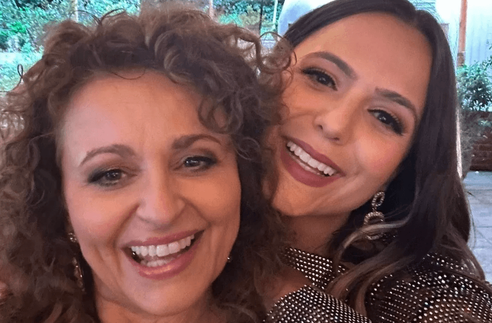 \u200bNadia Sawalha and Hannah Gardner