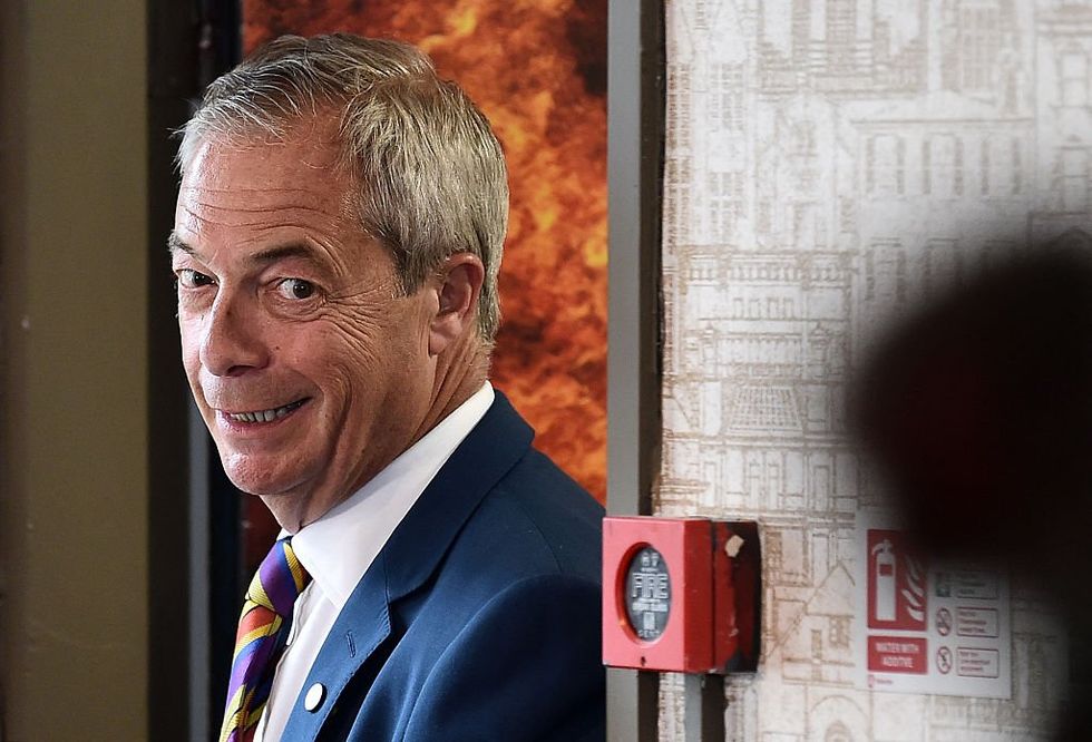 \u200bNigel Farage has come under pressure
