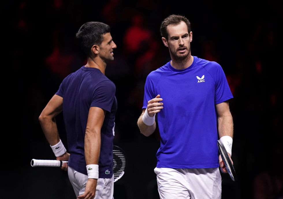 \u200bNovak Djokovic and Andy Murray