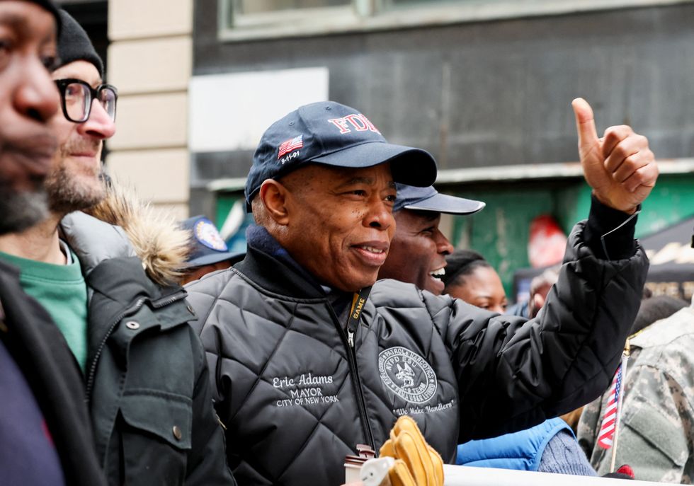\u200bOutgoing New York City mayor Eric Adams