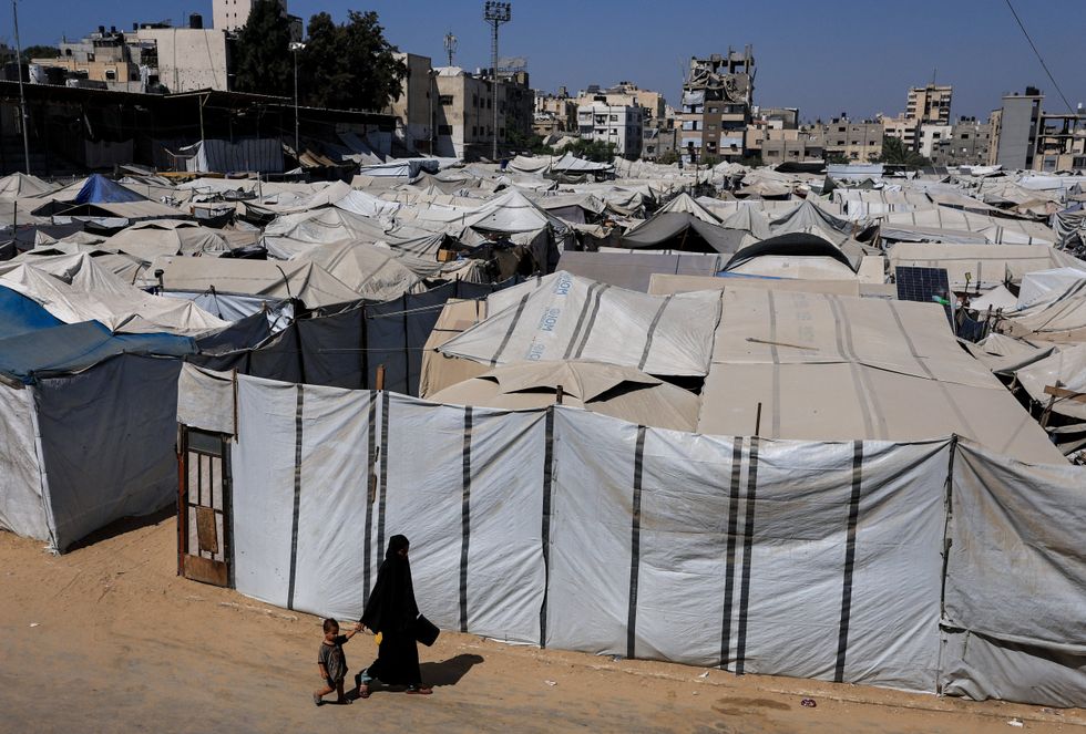 \u200bPalestinians in Gaza City