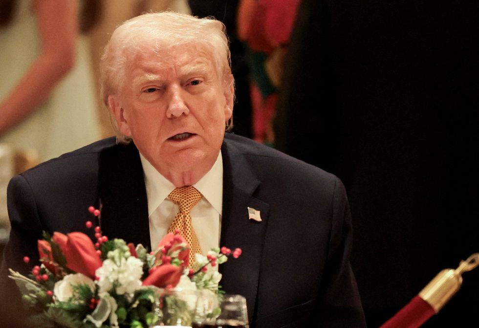 \u200bPresident Trump took part in a Christmas Eve dinner