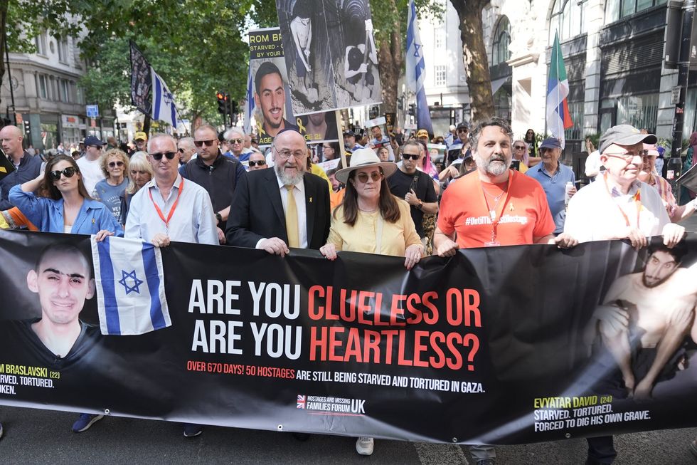 \u200bProtests demanding the release of the hostages