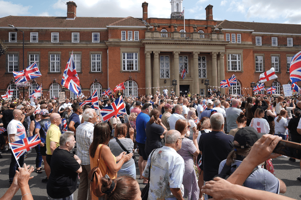 \u200bProtests take place in Nuneaton