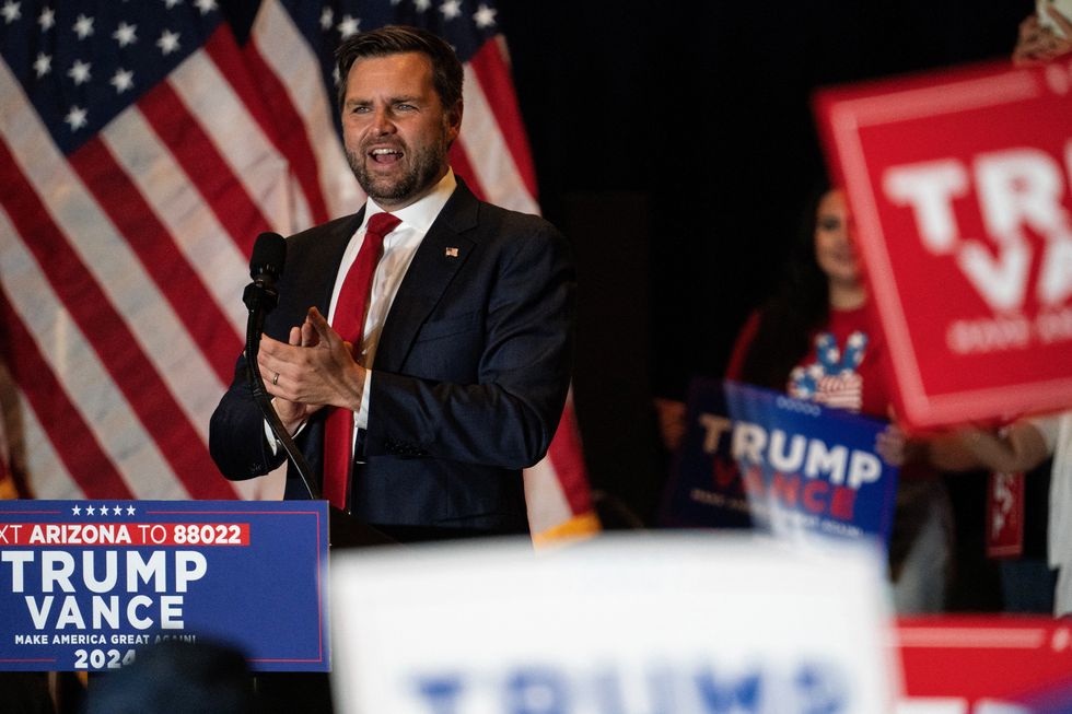 \u200bRepublican US vice presidential nominee Senator JD Vance