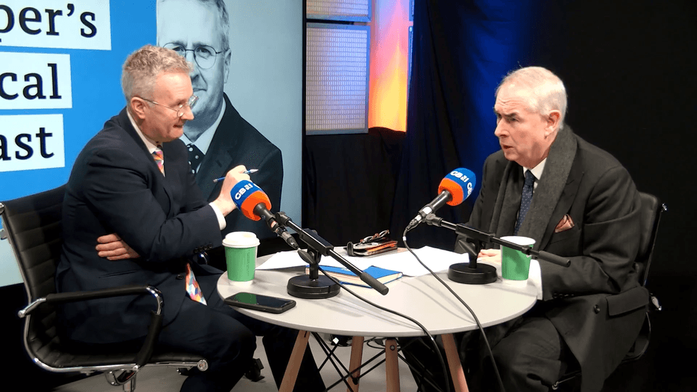 \u200bSir Geoffrey Cox speaks to Christopher Hope