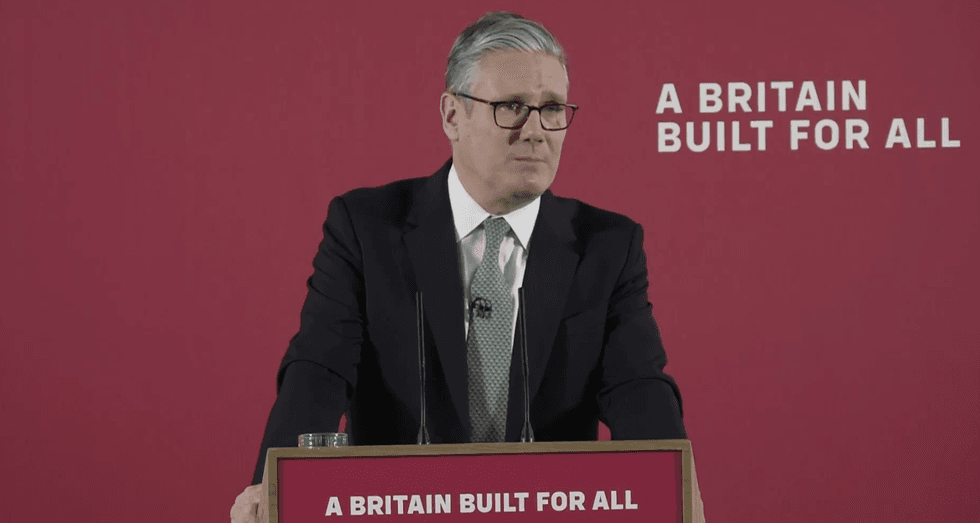 \u200bSir Keir Starmer holds a press conference