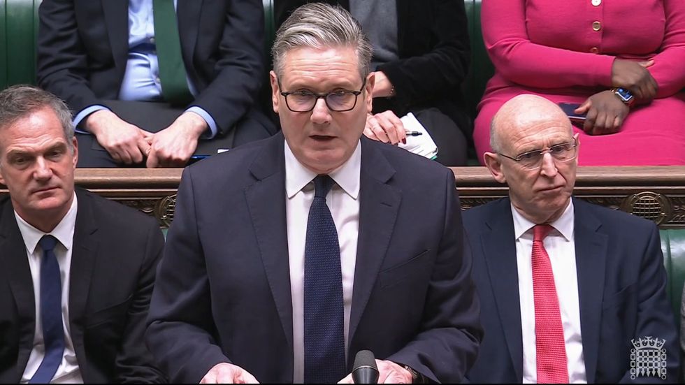 \u200bSir Keir Starmer in the Commons today