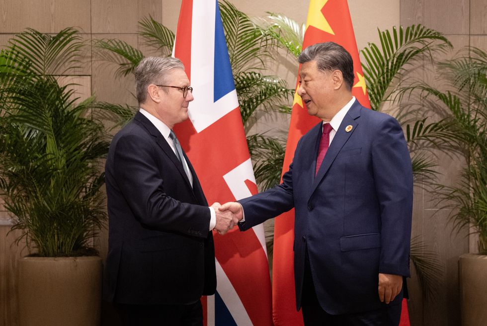 \u200bSir Keir Starmer pictured with Chinese President Xi Jinping
