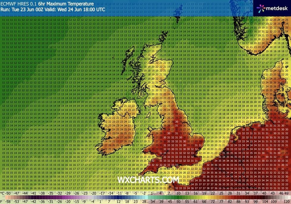 \u200bTemperatures could mirror those experienced during the 1976 heatwave