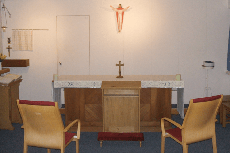 \u200bThe chapel inside \u200bKent and Canterbury Hospital
