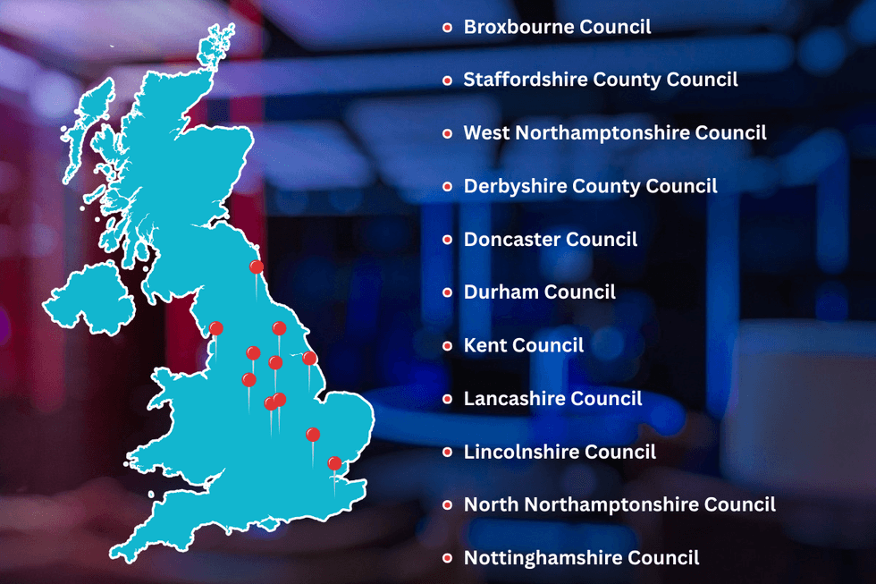 \u200bThe councils impacted