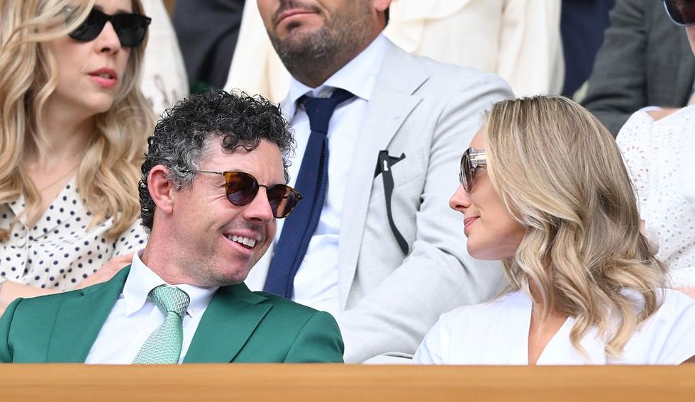 \u200bThe Masters champion sat alongside his wife