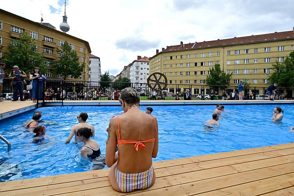 \u200bThe Volksb\u00fchne theatre swimming pool in Berlin