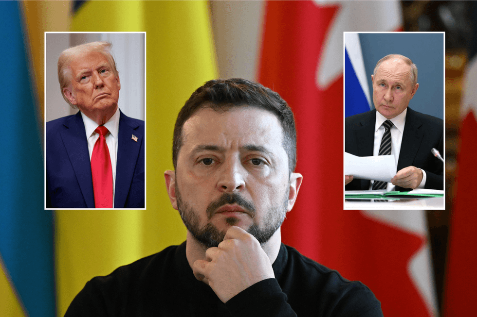\u200bZelensky has been in London to discuss the US and Russia