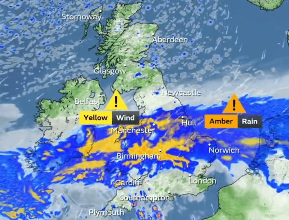 UK Weather Friday November 13 2025