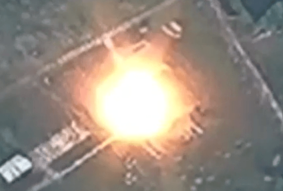 Ukraine drone strike