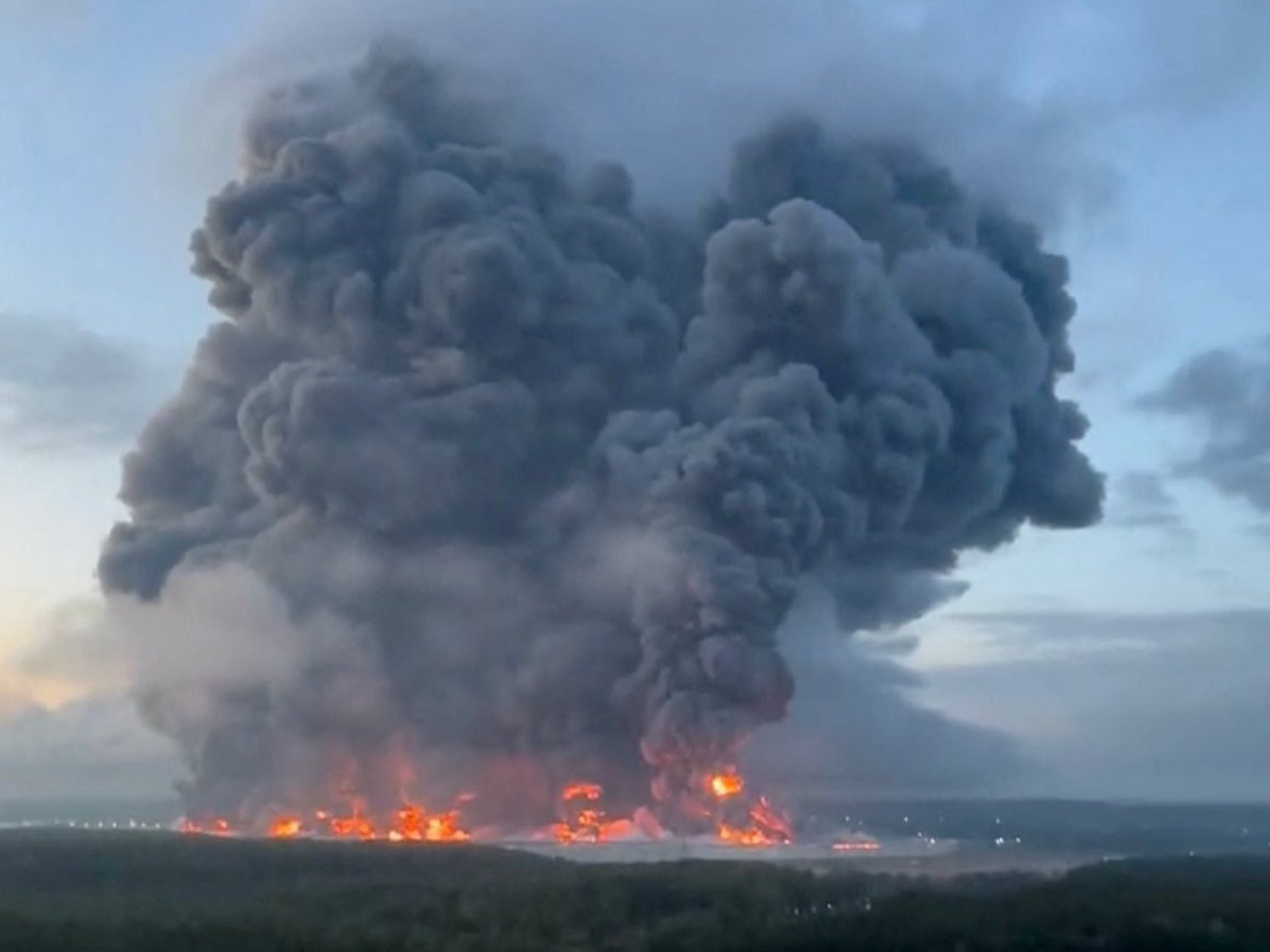Ukrainian drone strike on Russian Wildberries warehouse