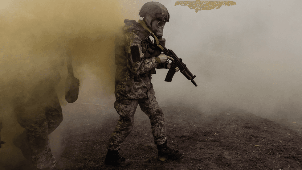 Ukrainian soldier