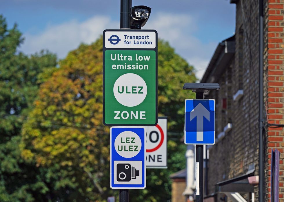 Ulez zone in London